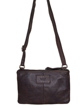 Load image into Gallery viewer, Multi Gusset Bag with Applique Design - Royale Leather