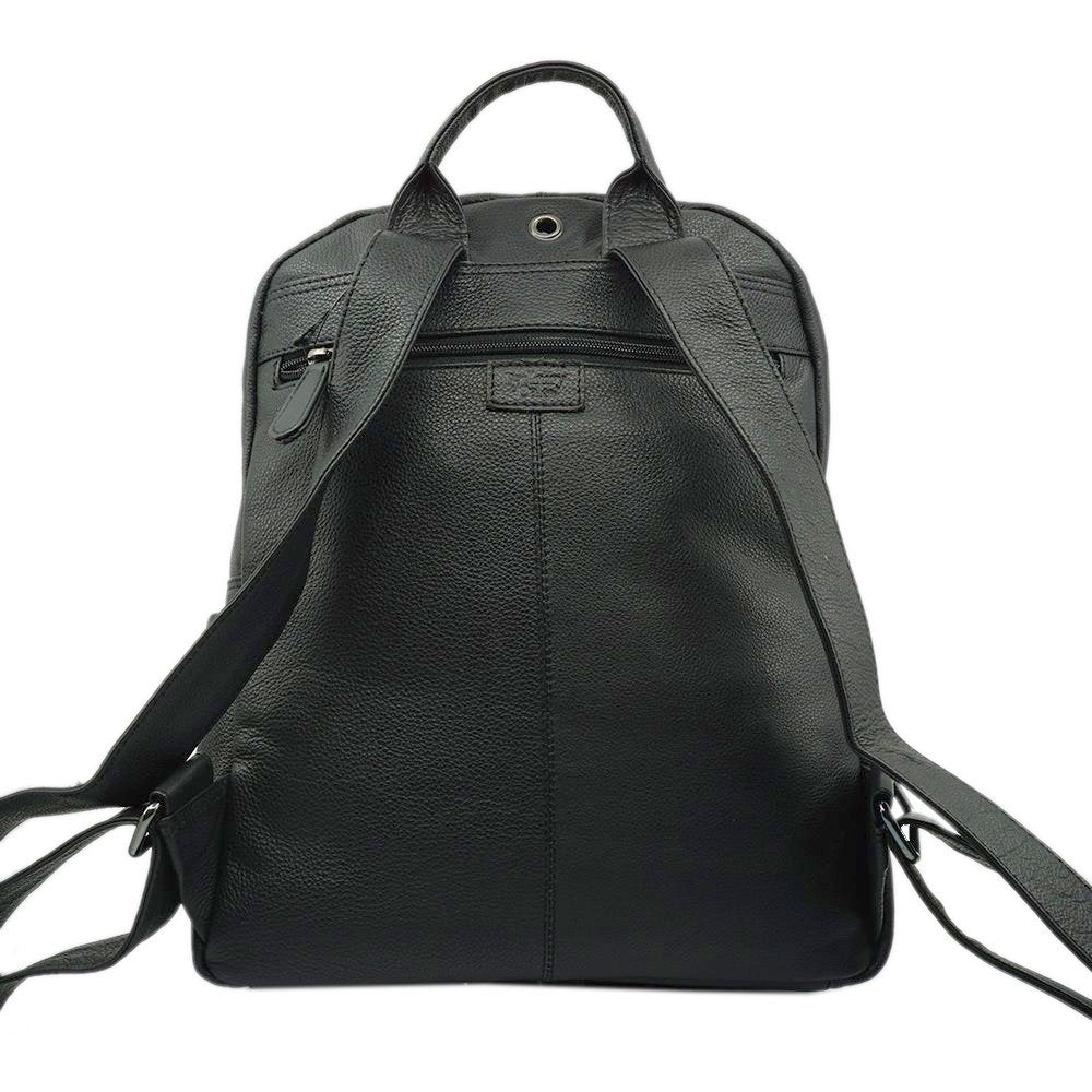 Laptop Backpack in Pebble Grain Leather – Bolla Bags display picture 1