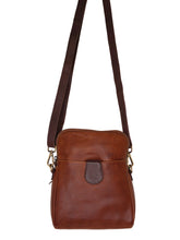 Load image into Gallery viewer, Willow Cross Body bag with front Tab - Coppice Leather