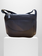 Load image into Gallery viewer, Seconds  Pilford - (Vellutio Napa) Cross Body Hobo NAVY - see details for manufacture issue