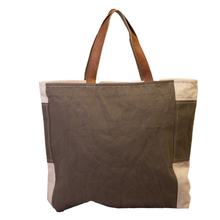 Load image into Gallery viewer, &#39;1&#39; Small Star Upcycled Canvas Tote