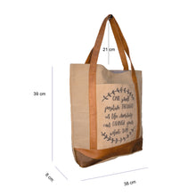Load image into Gallery viewer, One Positive Thought Upcycled Canvas Tote