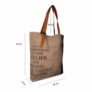Atelier Upcycled Canvas Tote