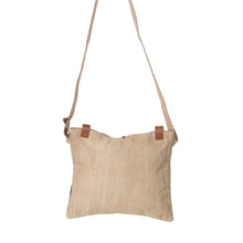 Load image into Gallery viewer, &#39;MERLOT no295&#39; Upcycled Canvas Cross Body Bag