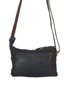 Multi Gusset Compact Cross Body - Coppice Leather