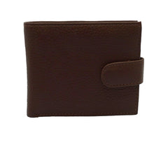 Load image into Gallery viewer, Mens Pebble Grain Wallet with Coin Section