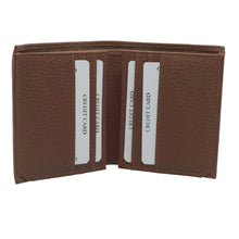 Load image into Gallery viewer, Mens Pebble Grain Leather Quad Fold Wallet