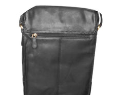 Load image into Gallery viewer, Ex Display Madagascar -  (New England Buff) Flapover Cross Body in Black