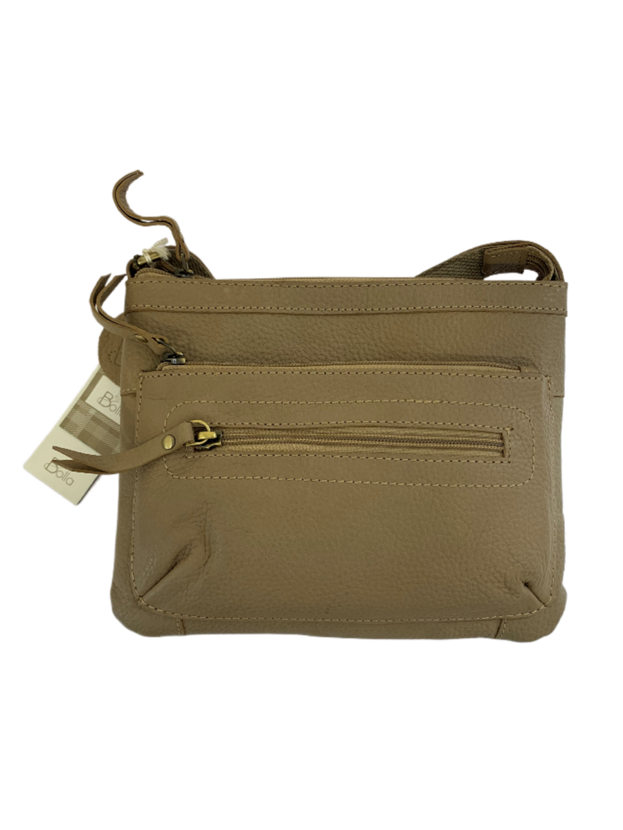 Bessie Cream/Stone cross body/shoulder bag - Ex Display – Bolla Bags