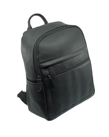 Laptop Backpack in Pebble Grain Leather  display picture 1