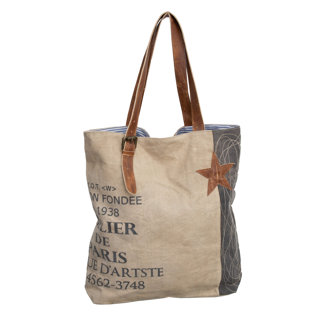 'Atelier' Upcycled Canvas Tote