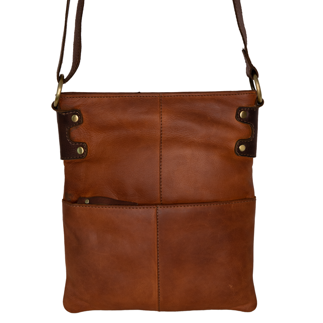 Chase - (Waxed Leather)  Cross Body