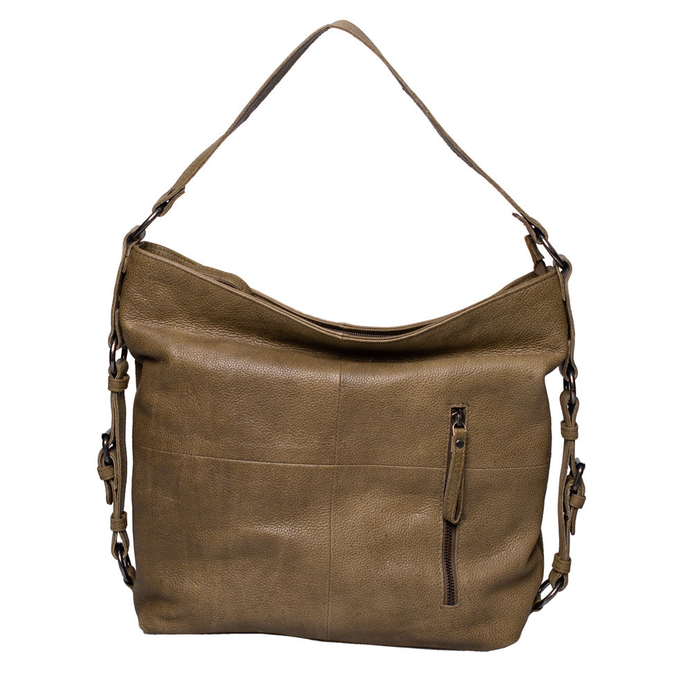 Curlew - Vertical Zip Hobo Bag