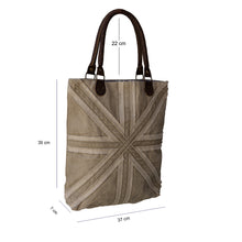 Load image into Gallery viewer, Union Jack Vintage Upcycled Canvas Shopper