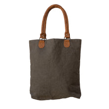 Load image into Gallery viewer, Khaki Vintage recycled canvas &#39;Organic&#39; Tote/Shopper Dorset Bay 364