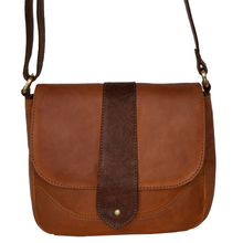 Load image into Gallery viewer, Elm Flapover CrossBody Bag - Coppice Leather