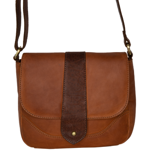Elm Flapover CrossBody Bag - Coppice Leather