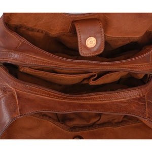 Fern - (Waxed Leather) Twin Handle Shoulder bag