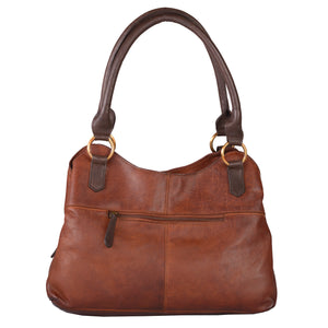 Fern - (Waxed Leather) Twin Handle Shoulder bag