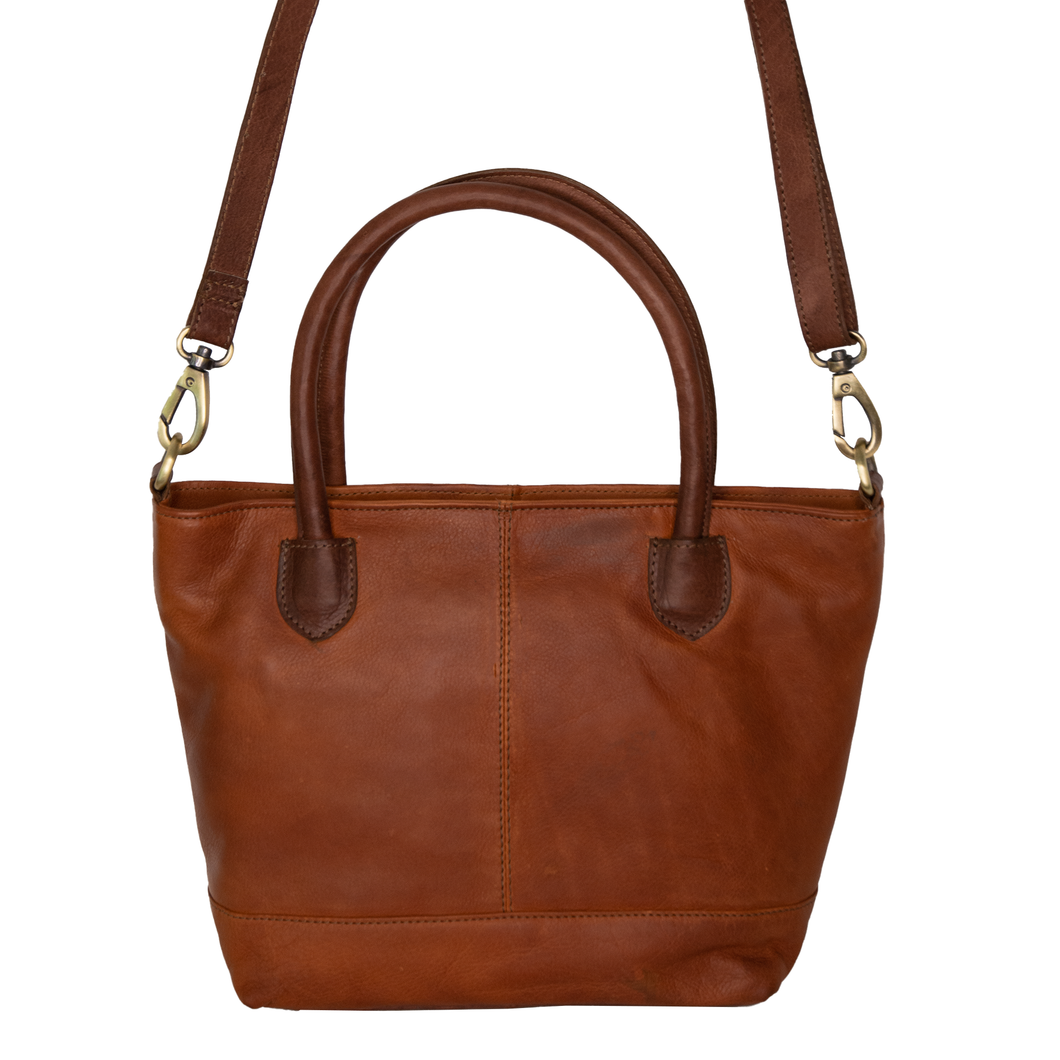 Ivy - (Coppice Waxed leather) Cross Body/Shoulder/Grab Bag