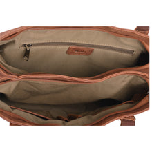 Load image into Gallery viewer, Princeton -(New England Buff) Flat Handle Shoulder Bag