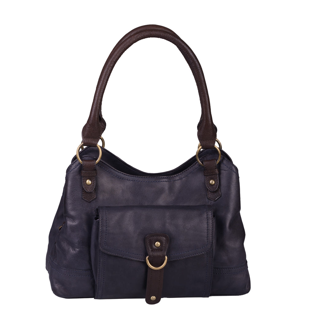 Fern Twin Handle Shoulder Bag - Coppice Leather
